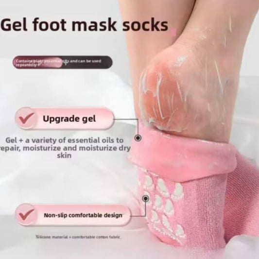 Silicone Moisturizing Gel Socks